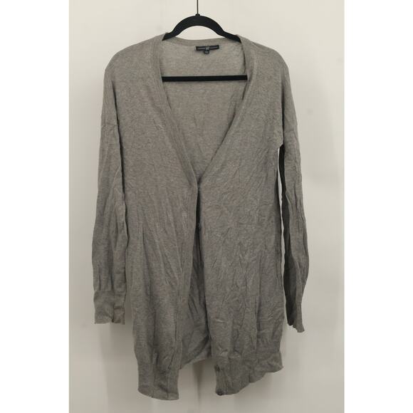 Gap Women's Snap Button Front Cardigan Sweater V-Neck Long Sleeve Size M Gray - Picture 1 of 6